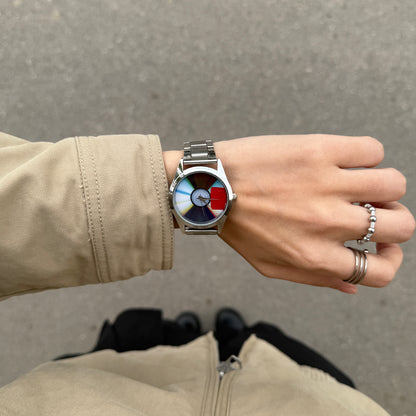 RAINMAKE Unisex Vintage Y2K Mechanical Hip Hop Watch, Rare Streetwear Timepiece
